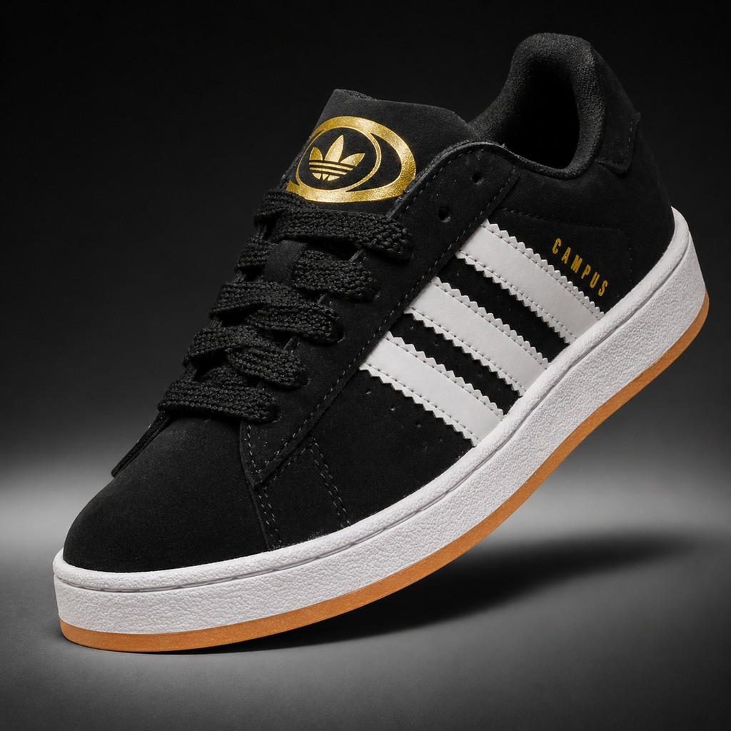Adidas Campus Negro 25/28 (Clon Nacional) • Envio Gratis