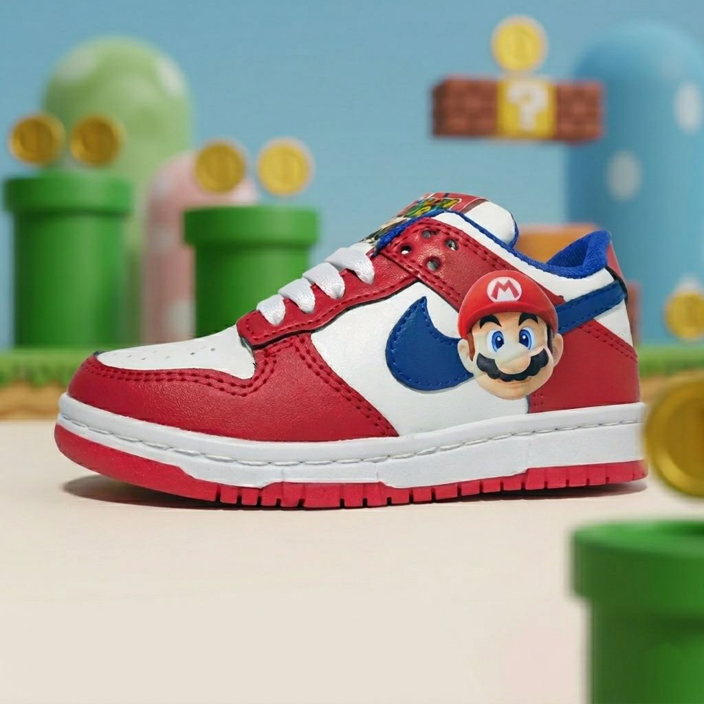 Nike Dunk Mario 18/21 (Clon Nacional) • Envio Gratis