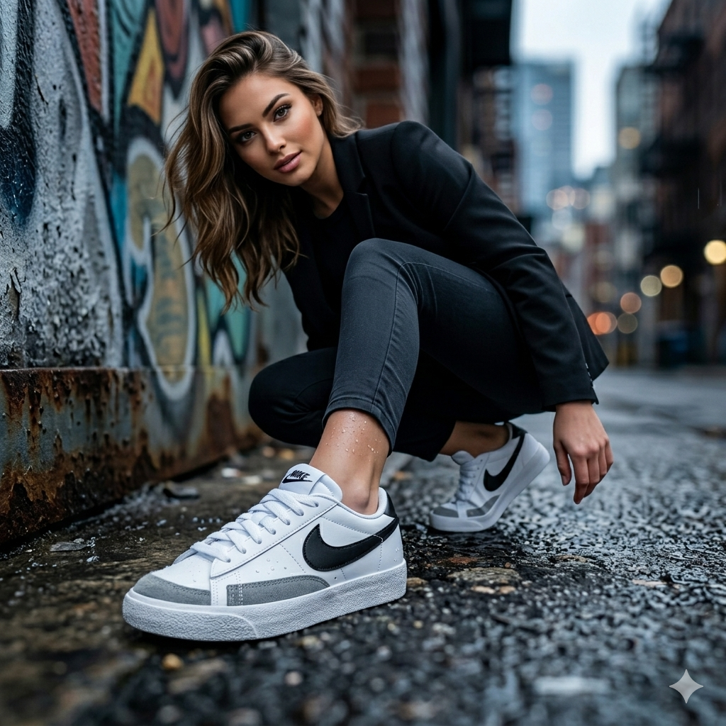 Tenis Nike Blazer Blanco 22/28 Unisex (Clon Nacional) • Envio Gratis