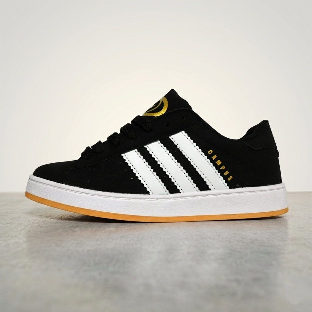 Adidas Campus Negro 25/28 (Clon Nacional) • Envio Gratis