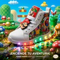Tenis Botita Luces LED 18/21 Mario Bros • Envio Gratis