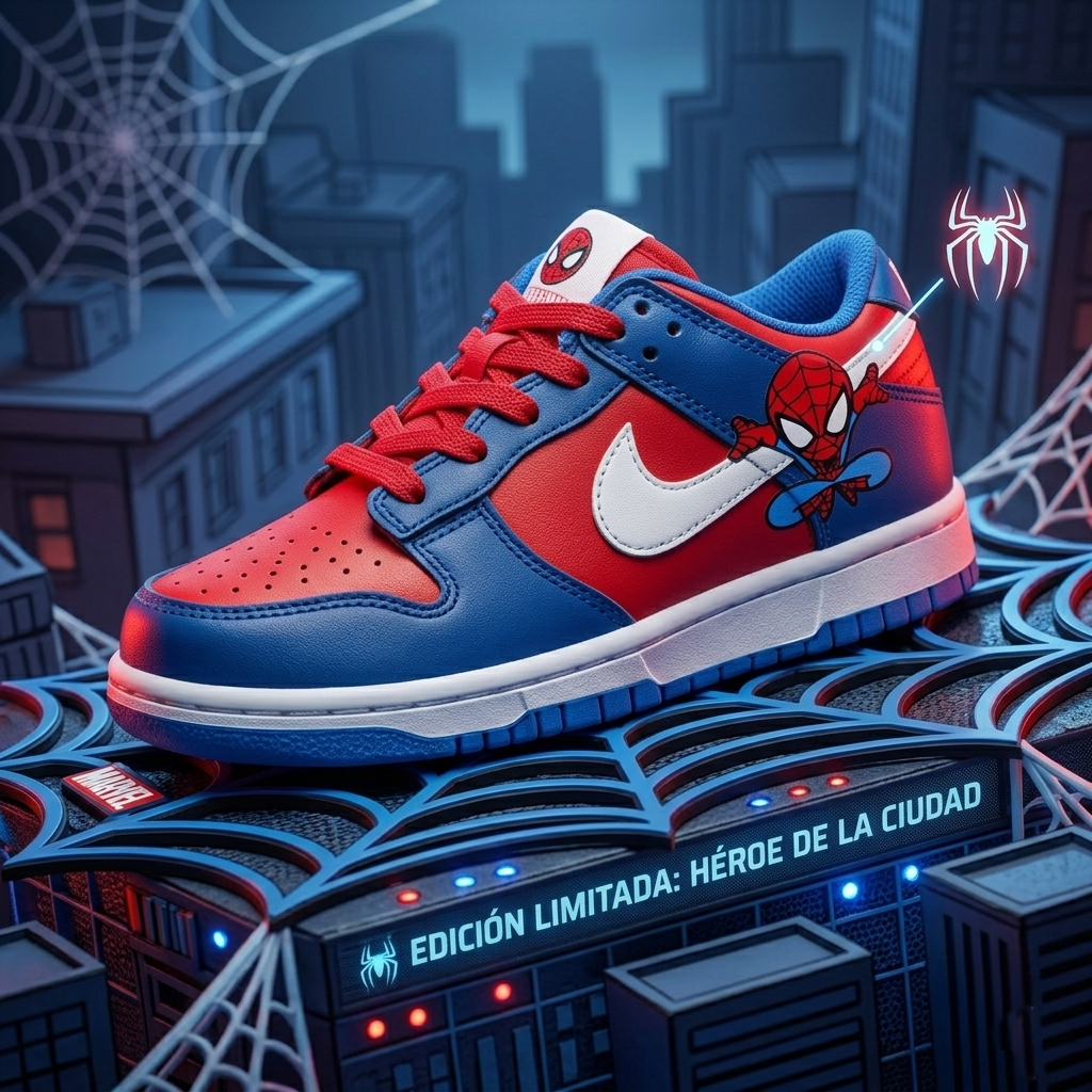 Nike Dunk Spiderman 18/21 (Clon Nacional) • Envio Gratis