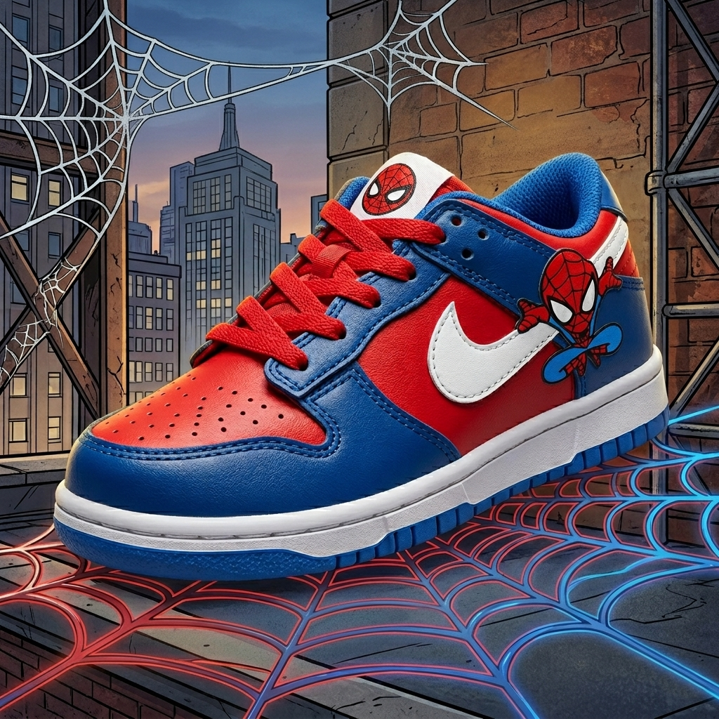 Nike Dunk Spiderman 18/21 (Clon Nacional) • Envio Gratis