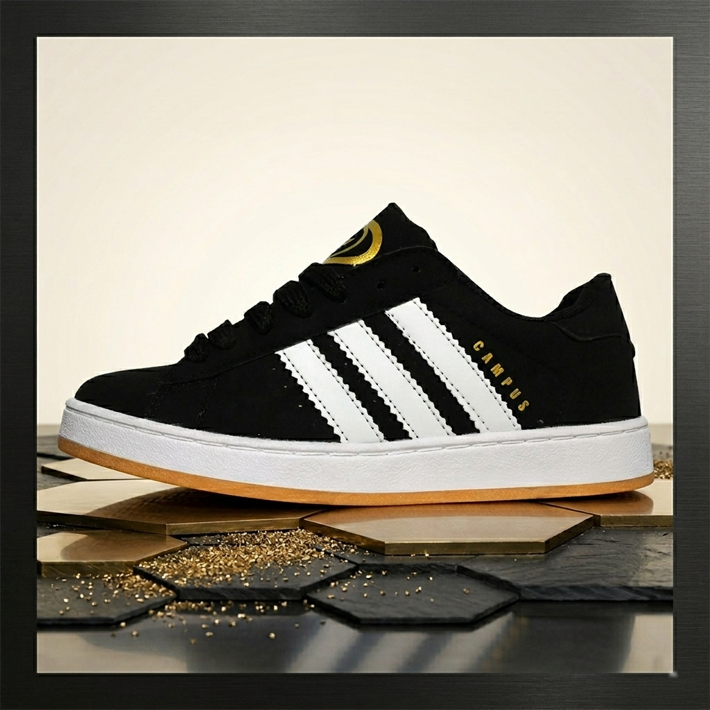 Adidas Campus Negro 25/28 (Clon Nacional) • Envio Gratis
