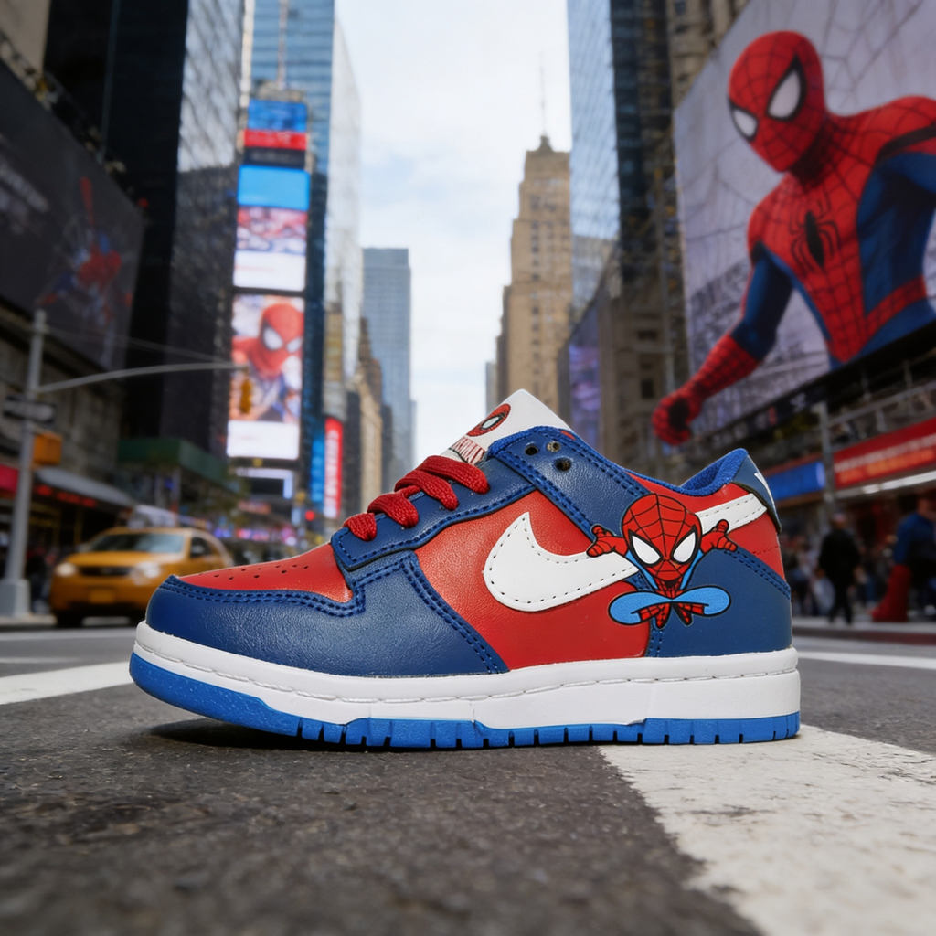 Nike Dunk Spiderman 18/21 (Clon Nacional) • Envio Gratis