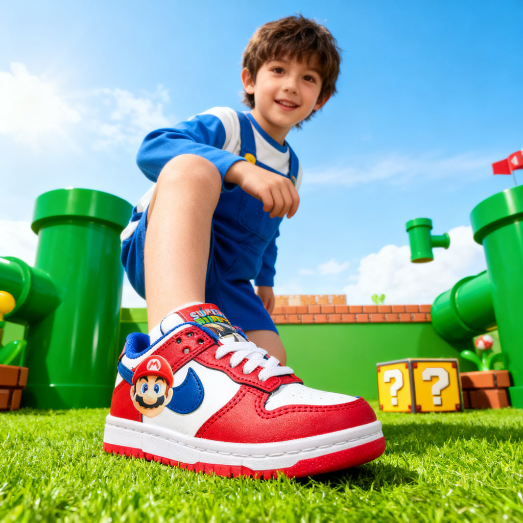 Nike Dunk Mario 18/21 (Clon Nacional) • Envio Gratis