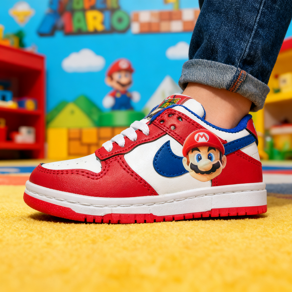 Nike Dunk Mario 18/21 (Clon Nacional) • Envio Gratis