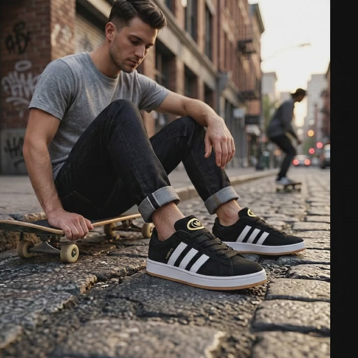 Adidas Campus Negro 25/28 (Clon Nacional) • Envio Gratis
